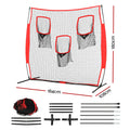 Everfit 1.8m Football Soccer Net Goal 3 Target Zone Training
