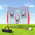Everfit 1.8m Football Soccer Net Goal 3 Target Zone Training