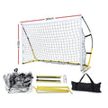 Everfit 3.6m Football Soccer Net Portable Goal Rebounder Training