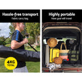 Everfit 2.4m Football Soccer Net Portable Goal Rebounder Training