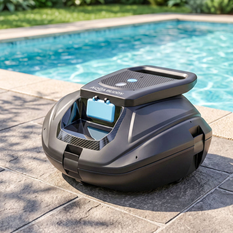 Aqua Buddy Cordless Pool Cleaner Robot Pool Vacuum Automatic Floor Clean 110Mins