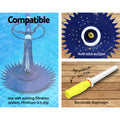 Aquabuddy Pool Cleaner Automatic Climb Wall Floor 10M Hose Vacuum