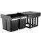 Cefito Double Pull Out Bin 2x15L Black Kitchen Waste Basket
