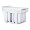 Cefito Pull Out Bin Double Basket 2x15L White Kitchen