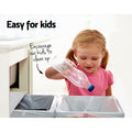 Cefito Pull Out Bin Double Basket 2x15L White Kitchen
