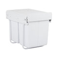 Cefito Pull Out Bin Double Basket 2x20L White