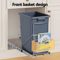 Cefito 40L Pull Out Bin Kitchen Cabinet Slide Rubbish Grey