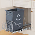 Cefito 40L Pull Out Bin Kitchen Cabinet Slide Rubbish Grey