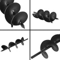 Giantz Power Garden Auger 75x300mm Earth Planter Black