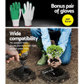 Giantz Power Garden Auger 75x300mm Earth Planter Black