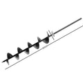 GIANTZ Earth Auger 75x600mm Small Black Garden Planter Drill