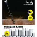 GIANTZ Earth Auger 75x600mm Small Black Garden Planter Drill