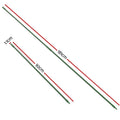 Green Fingers Plant Stakes 24pc 92cm Metal Garden Support