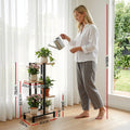 Artiss 4 Tier Metal Plant Stand Shelf Indoor Outdoor Garden Home