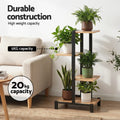 Artiss 4 Tier Metal Plant Stand Shelf Indoor Outdoor Garden Home