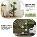 Artiss 4 Tier Metal Plant Stand Shelf Indoor Outdoor Garden Home
