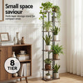 Artiss 8 Tier Metal Plant Stand Flower Pot Shelf Indoor Outdoor