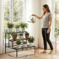 Artiss 3 Tier Metal Corner Plant Stand Shelf Flower Pot Rack