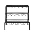 Artiss 3 Tier Metal Corner Plant Stand Shelf Flower Pot Rack