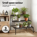 Artiss 3 Tier Metal Corner Plant Stand Shelf Flower Pot Rack