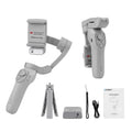 Devanti 3-Axis Handheld Gimbal Stabilizer for Smartphone & Tripod AI Tracking Fill Light