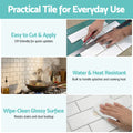 Artiss 3D Peel Stick Wall Tiles Self Adhesive White 10 Sheets
