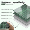 Artiss 3D Peel and Stick Wall Tiles Self Adhesive LinearGrid Backsplash 10 Sheets, Green
