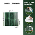 Artiss 3D Peel Stick Wall Tiles Self Adhesive Green 10 Sheets