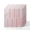 Artiss 3D Peel and Stick Wall Tiles Self Adhesive LinearGrid Backsplash 10 Sheets, Pink