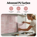 Artiss 3D Peel Stick Wall Tiles Self Adhesive 10 Sheets Pink
