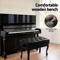 Alpha Piano Bench Adjustable Height Keyboard Seat Stool