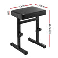 Alpha Piano Bench Adjustable Seat Heavy Duty H-Shape Piano Stool Black