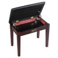 Alpha Piano Bench Wooden PU Leather Storage Stool