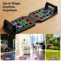 Everfit Push Up Board Home Gym Multi Function Workout Rack Black