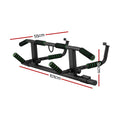 Multi-Grip Pull Up Bar 101cm Doorway Chin Up Home Gym Workout