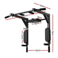 Everfit Pull Up Bar Dip Station Multi Gym 150kg Home Power Station