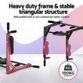 Everfit Pull Up Bar Dip Station Multi Gym 150kg Home Power Station