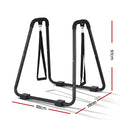 Everfit Dip Station Parallel Bars Home Gym Stand Calisthenics Black