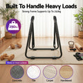 Everfit Dip Station Parallel Bars Home Gym Stand Calisthenics Black