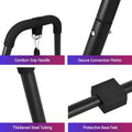Everfit Dip Station Parallel Bars Home Gym Stand Calisthenics Black