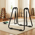Everfit Dip Station Parallel Bars Home Gym Stand Calisthenics Black