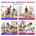 Everfit Dip Station Parallette Bars Home Gym Workout Stand Black