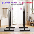 Everfit Dip Station Parallette Bars Home Gym Workout Stand Black