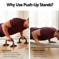 Everfit Push Up Bars Stands Parallel Handles Strength Training Home Gym
