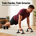 Everfit Push Up Bars Stands Parallel Handles Strength Training Home Gym