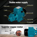 Giantz 80mm Water Pump Garden Boiler Car Wash Irrigation