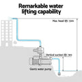 Giantz 4-Stage Water Pump Auto Controller Farm Irrigation Stainless Max. 2000W
