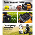 Giantz 2000W High Pressure Garden Water Pump 5-Stage Tank Black