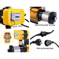 Giantz 2500W High Pressure Water Pump 6-Stage Tank Irrigation Yellow
