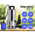 Giantz 1800W Submersible Dirty Water Pump Bore Tank Well Steel
